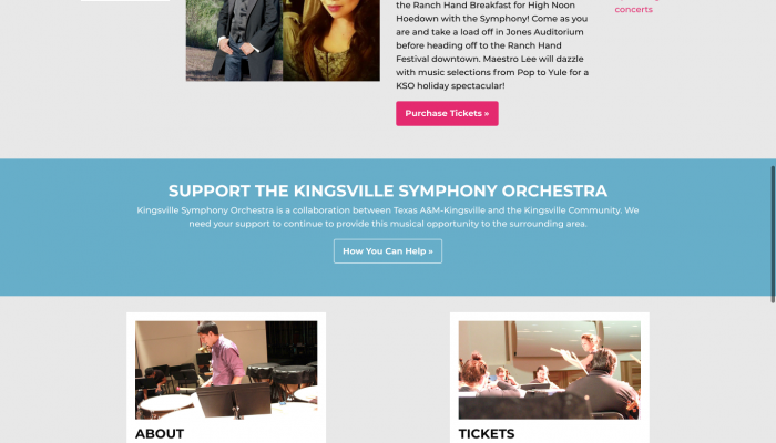 Kingsville Symphony Orchestra Homepage