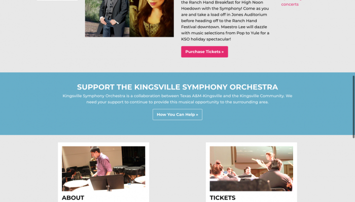 Kingsville Symphony Orchestra Homepage Kingsville Symphony Orchestra Homepage