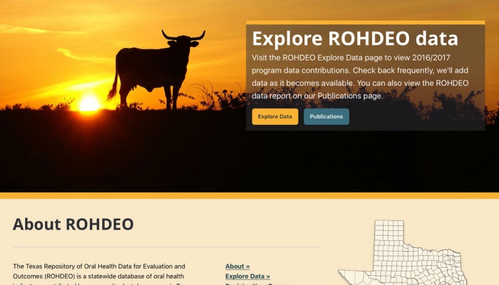 The ROHDEO homepage