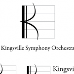 Kingsville Symphony Orchestra Logo with variations